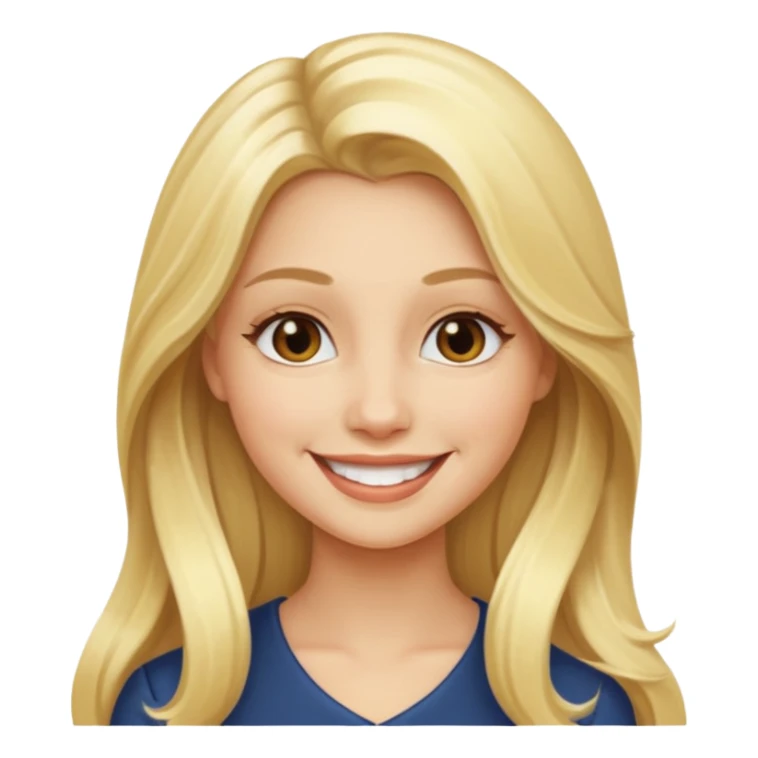 BLONDE AND LONG HAIR RICH GIRL sticker