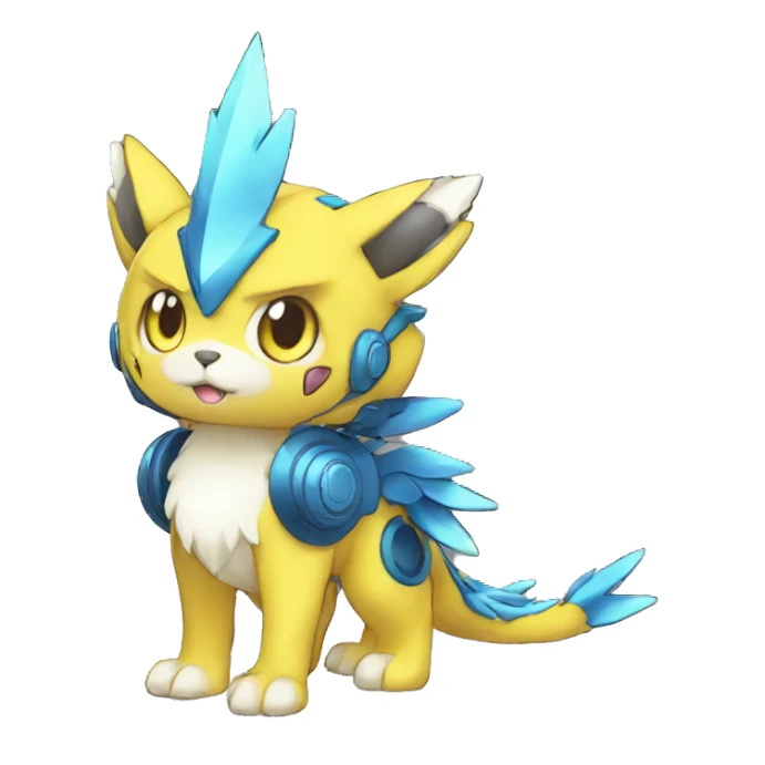 cute cool edgy shiny Digimon-Fakemon-animal full body sticker