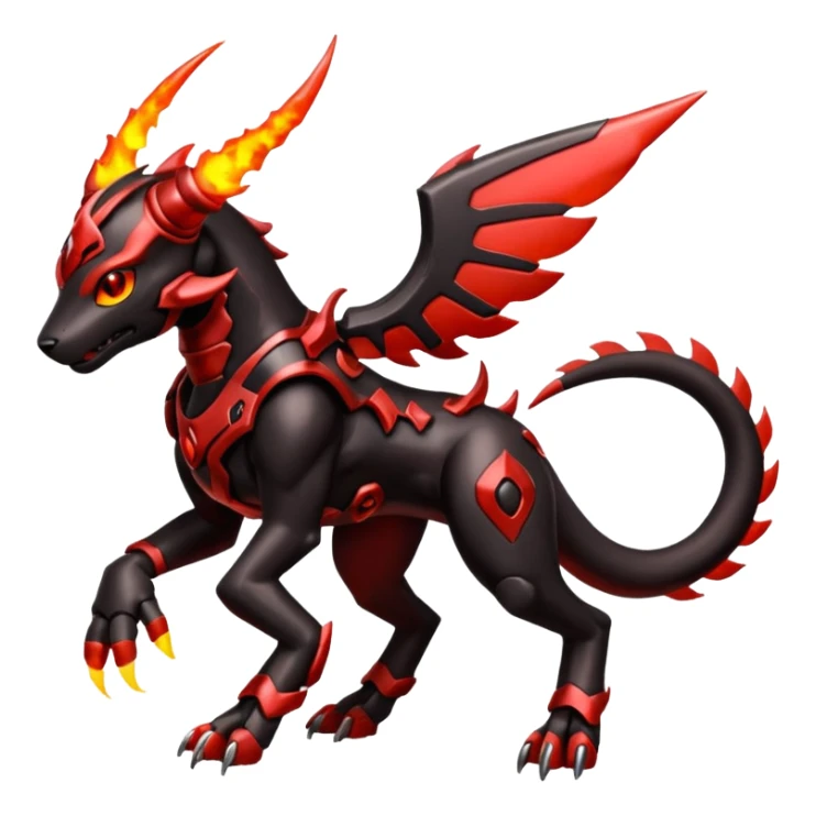 Houndoom-Genesect-Pokémon-Fakémon-hybrid-creature sticker