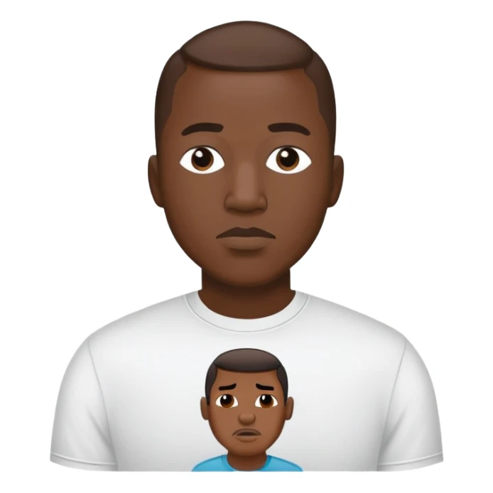 George Floyd with I can’t breath on his shirt sticker