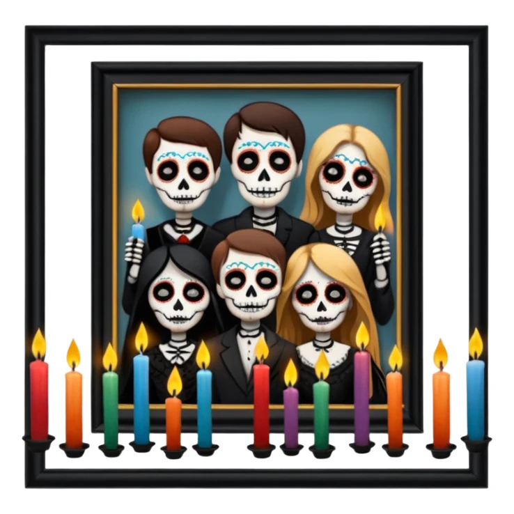 Day o the death, missing people, hereditary movie, museum sticker