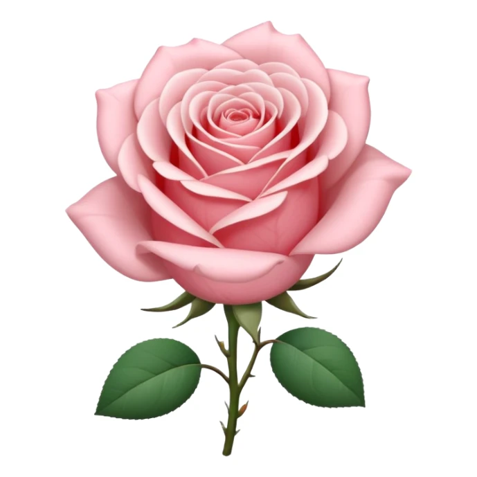 rose shape flower, no stem, no leaves, now make THE FLOWER WHITE MAKE IT ALL WHITE  sticker