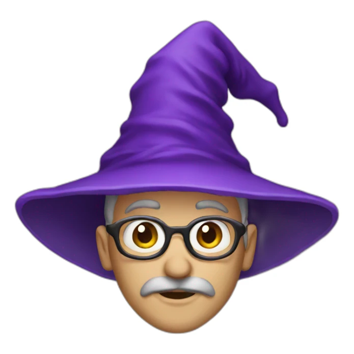purple wizard sticker