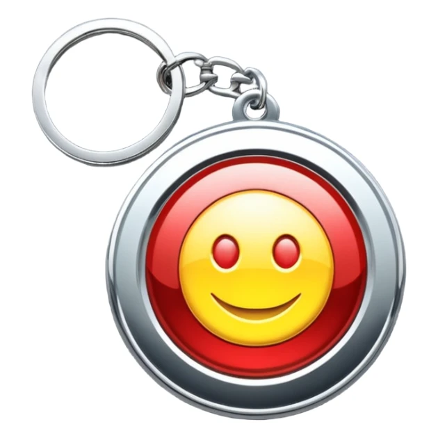 Car logo key chain – shiny metal car brand emblem.
 sticker