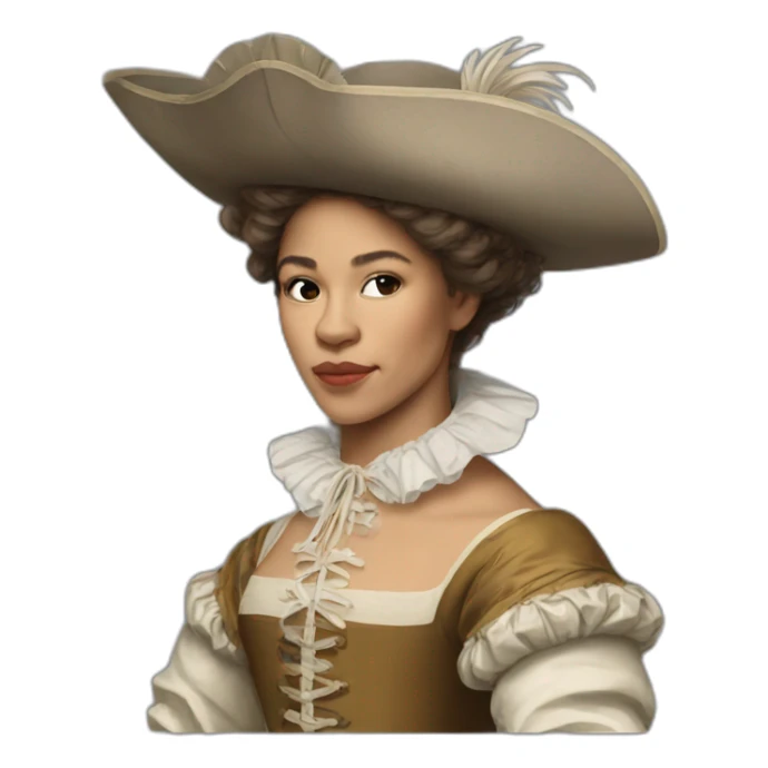 Zendaya in 17th century, france sticker