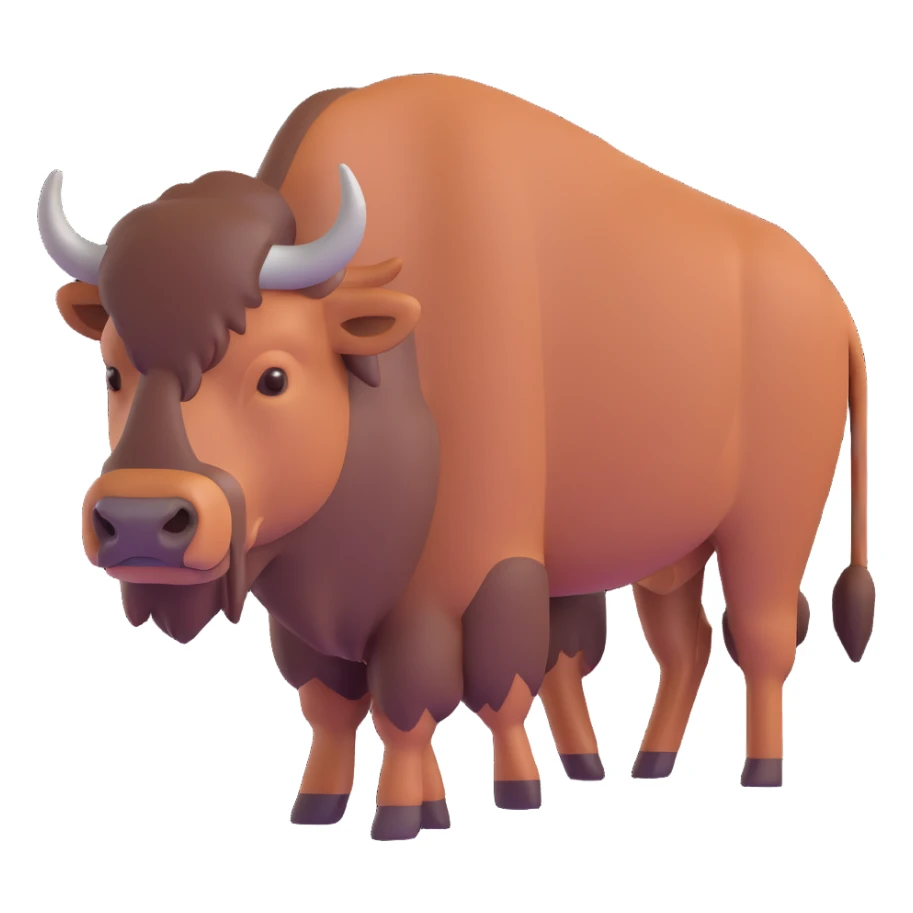 Bison sticker