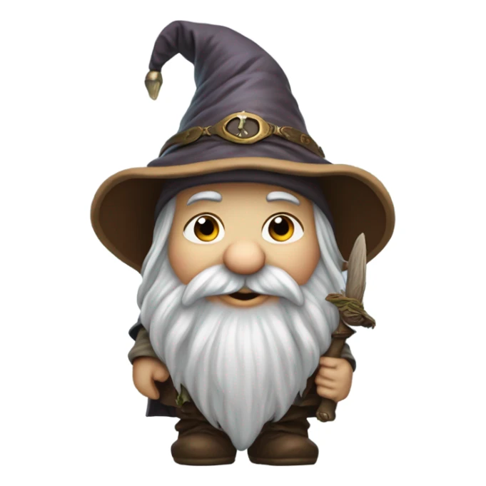 gnome from lord of the rings sticker