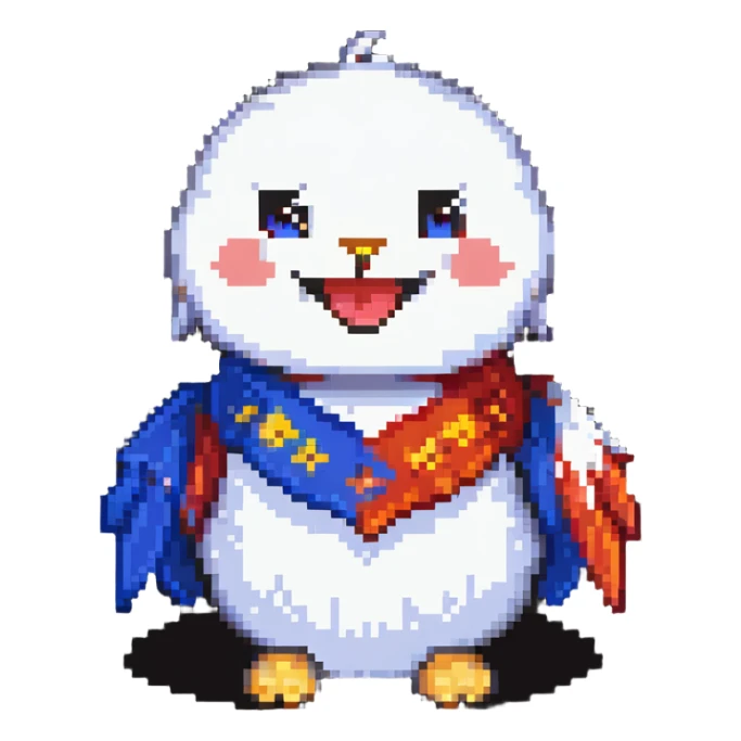 A cool Russian valenok (felt boot) with a happy face and trendy appearance sticker