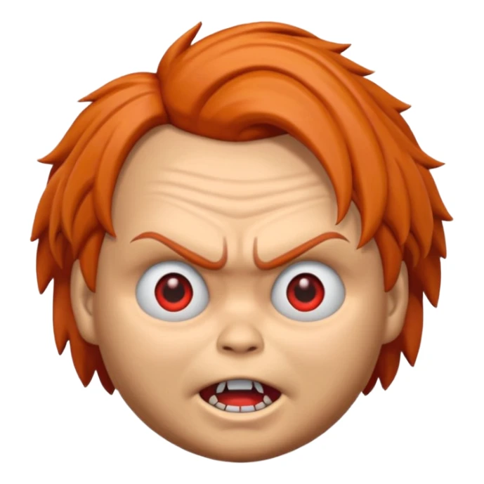 Un emojin de chuky sticker