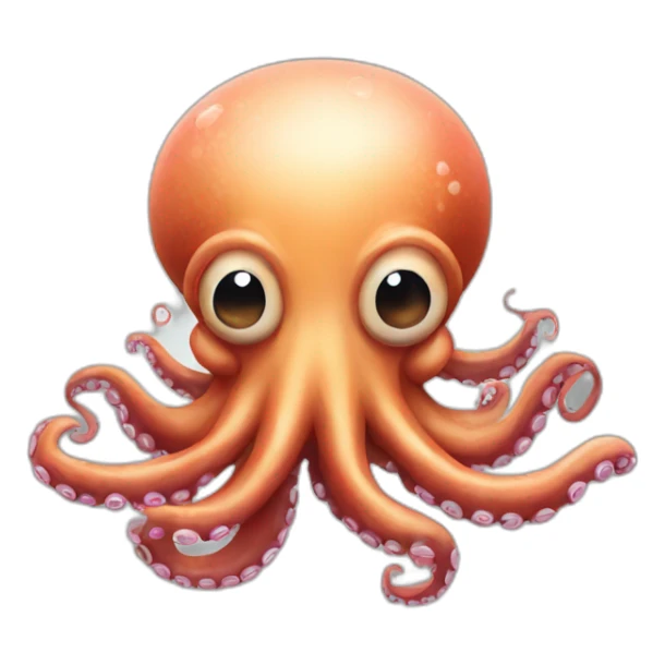 Octopus in smoking sticker