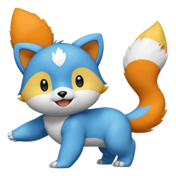 Shinx-Oshawott-Luxio-Dewott-fusion sticker