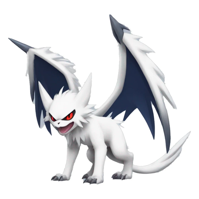 Cool Edgy Absol-Nargacuga-Zangoose-Sneasel, full body sticker
