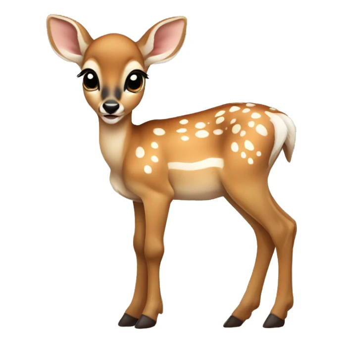 baby deer fawn sticker