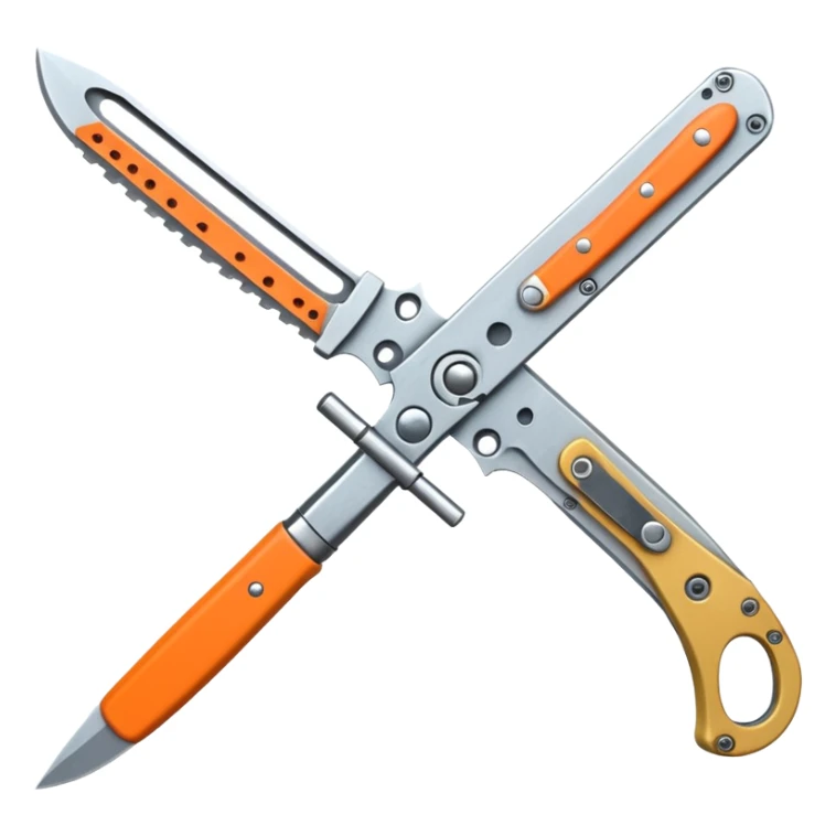 Single blade butterfly knife , used a csgo 2 butterfly knife for reference sticker