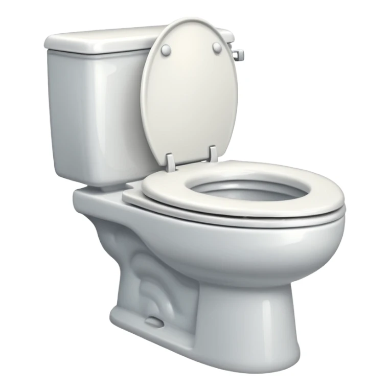 flush toilet sticker