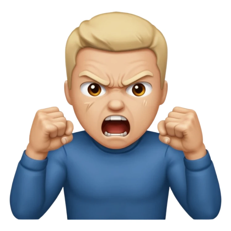 Personne qui fait un fuck sticker