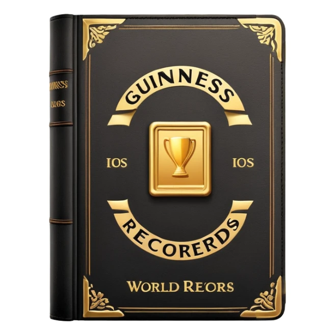 Guinness book of world records  sticker