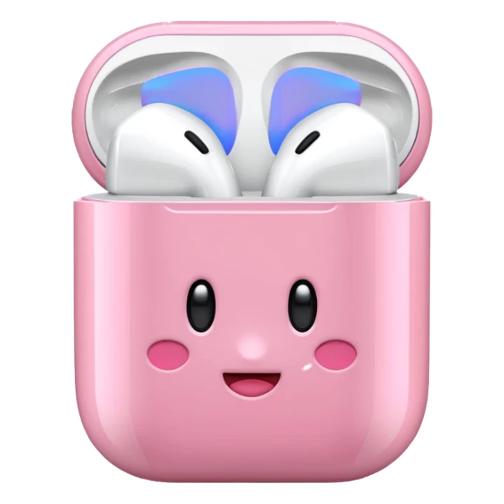 Kirby Airpods sticker