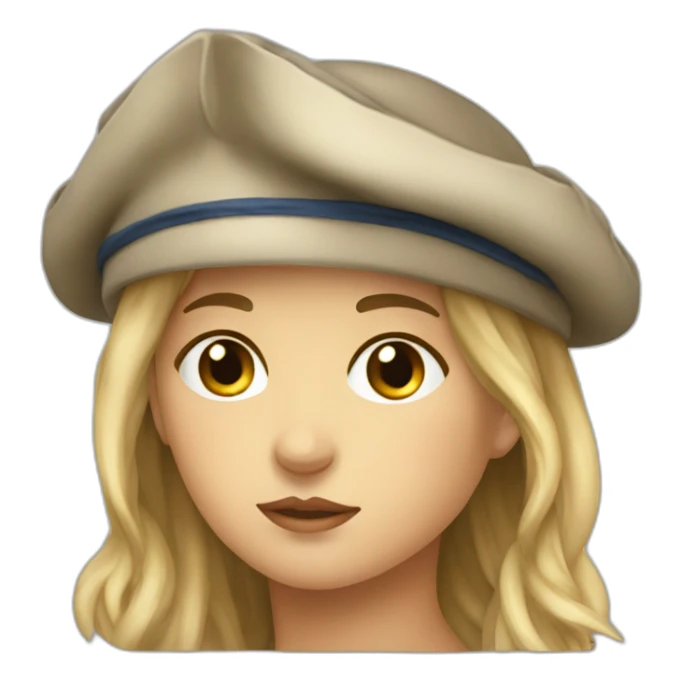 French-Revolution-girl-phrygian-cap-sad sticker