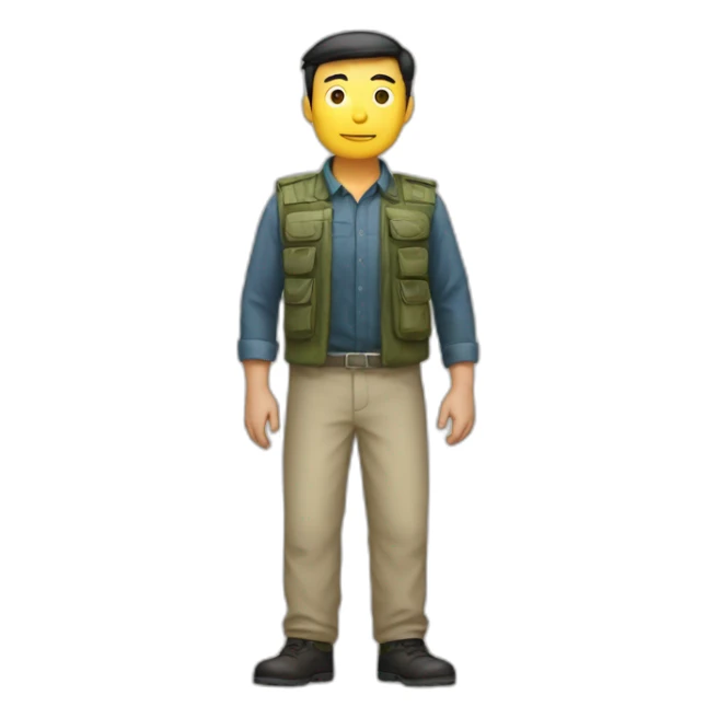 man-standing-front-of-tank-china sticker