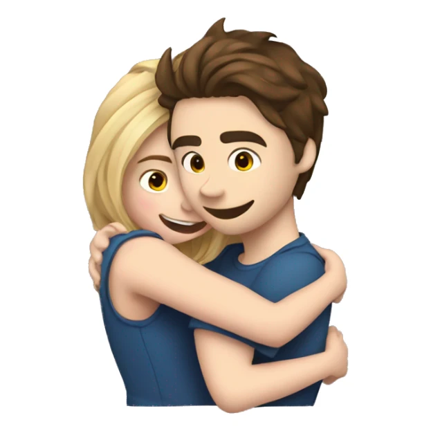 Emoji Chloe grace moretz hugging elrubiusomg sticker