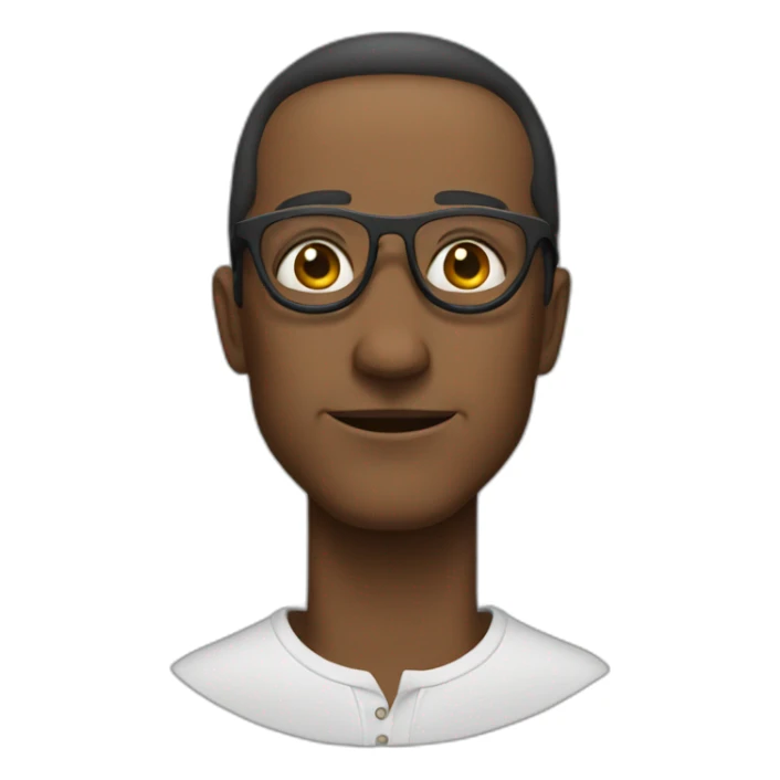 gilbert montagné with blind glasses sticker