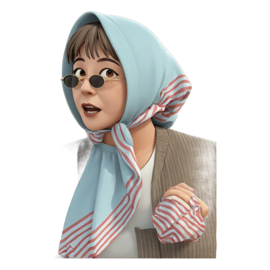 girl in sunglasses outdoors sticker