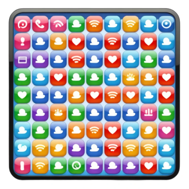 A grid of photos and videos sticker