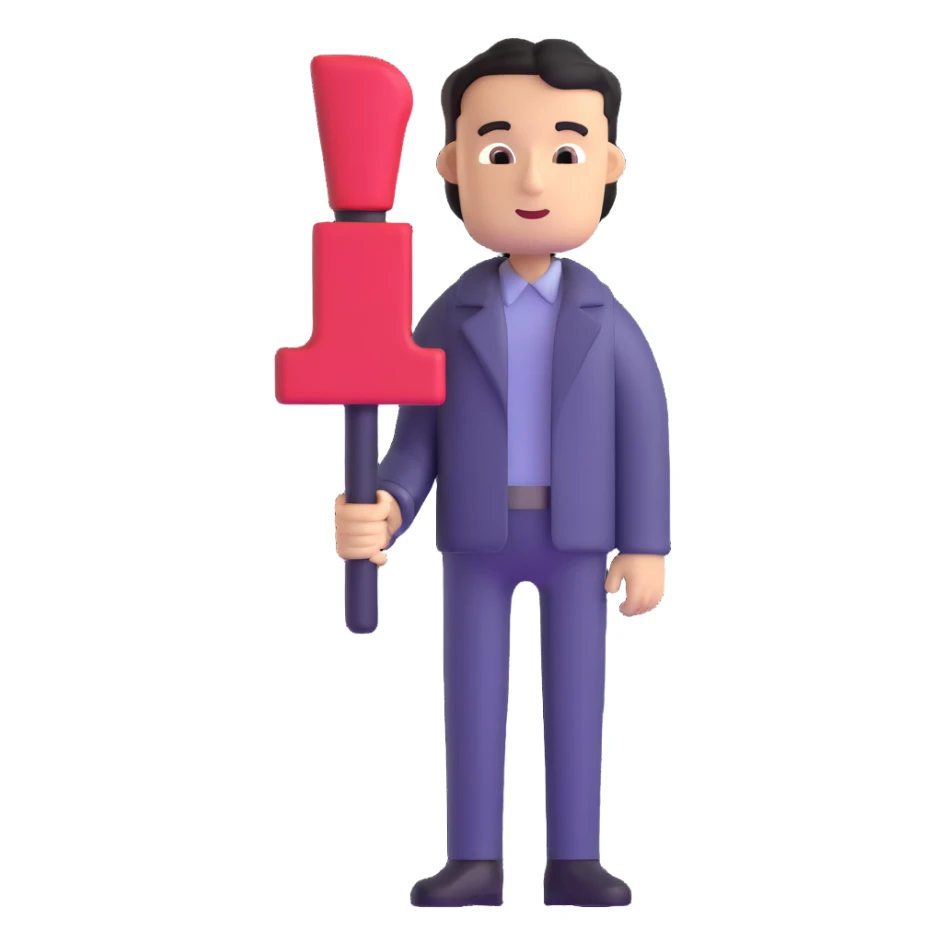 portrait of a man named John sticker