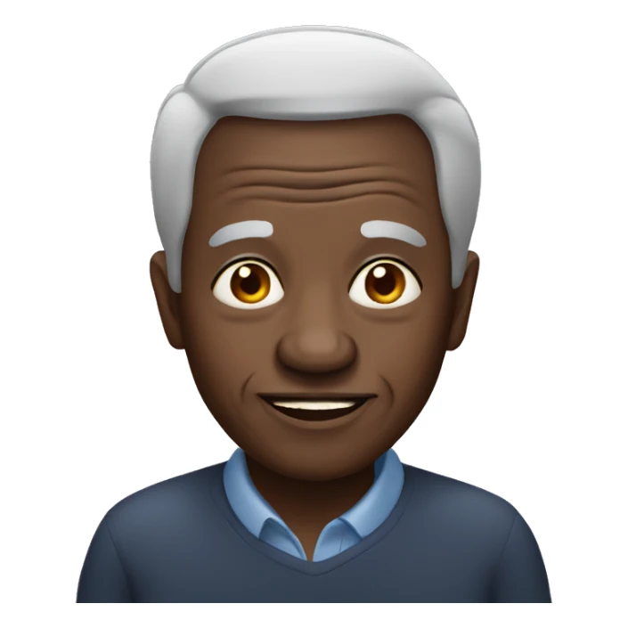 African elderly man  sticker