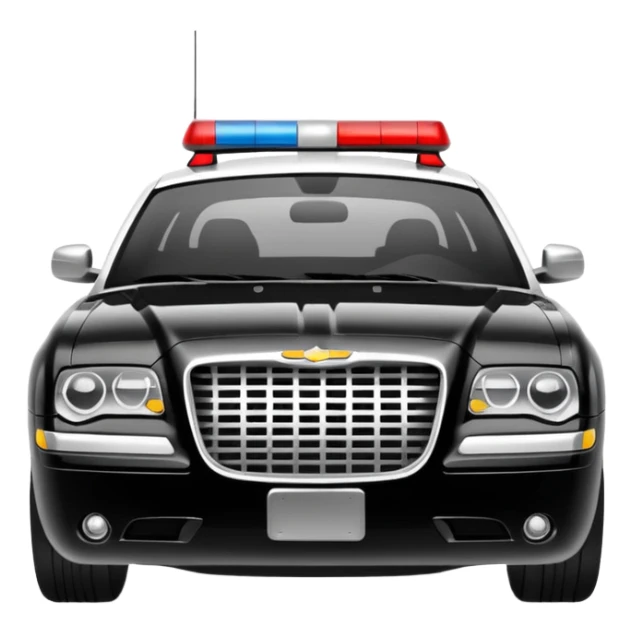 Chrysler 300 Police Car sticker