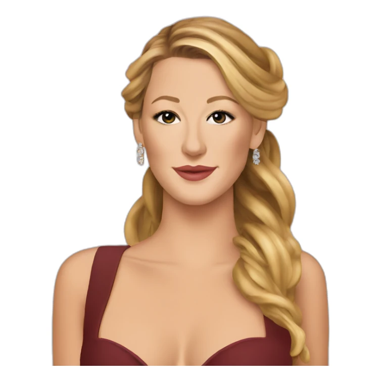 Blake lively, gossip girl show sticker