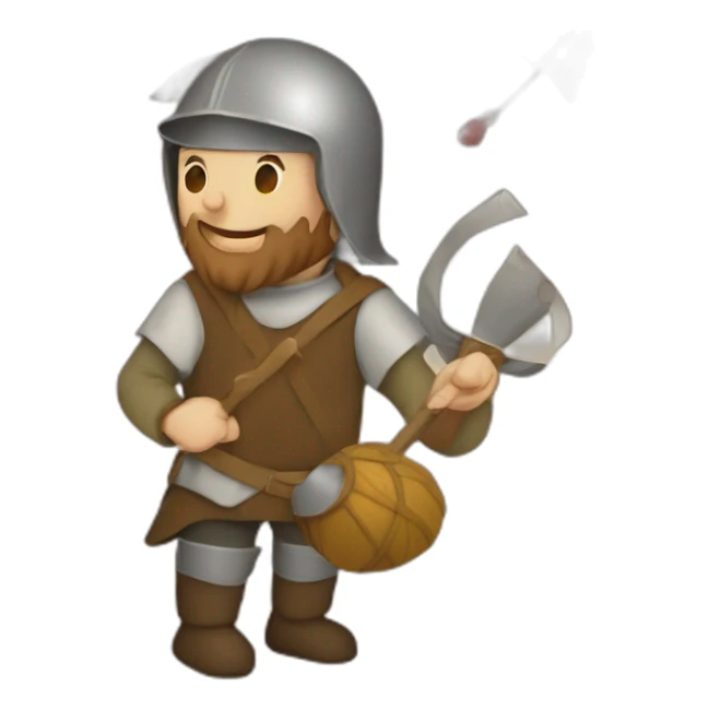 medieval Festival Organizer in action, organizing sticker