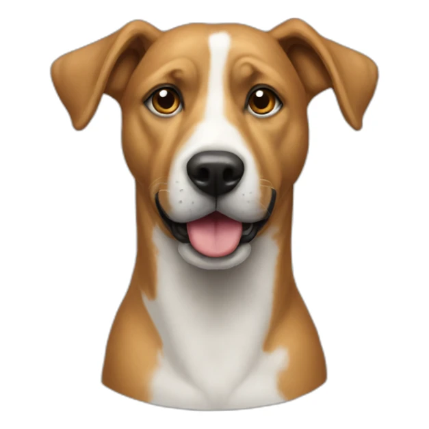 Un chien sur un chien sticker