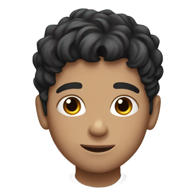 two boys with fair skin and dark hair sticker