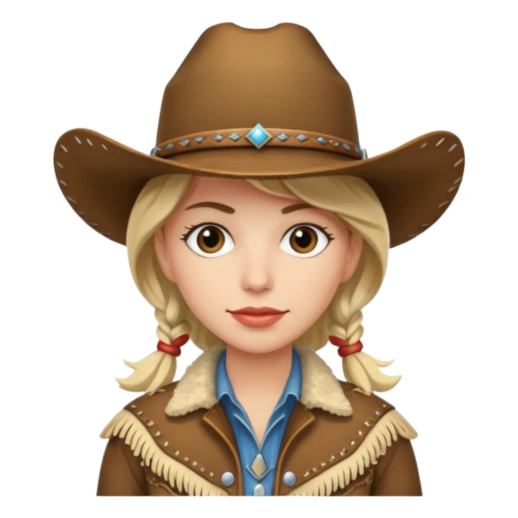 Cowgirl sticker