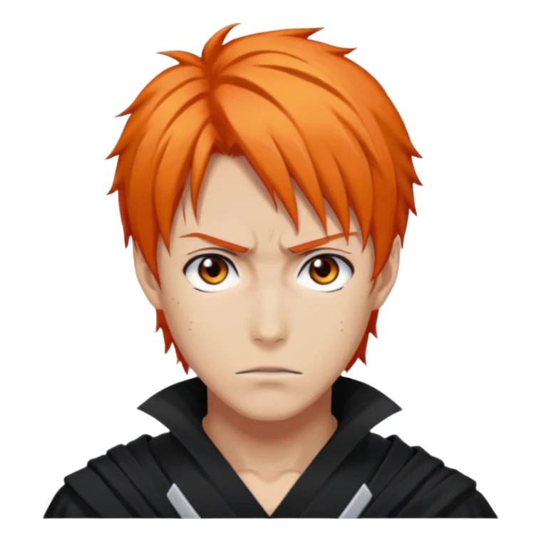 fait moi un emoji de Ichigo Kurosaki sticker
