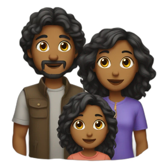 Anas and asala family sticker