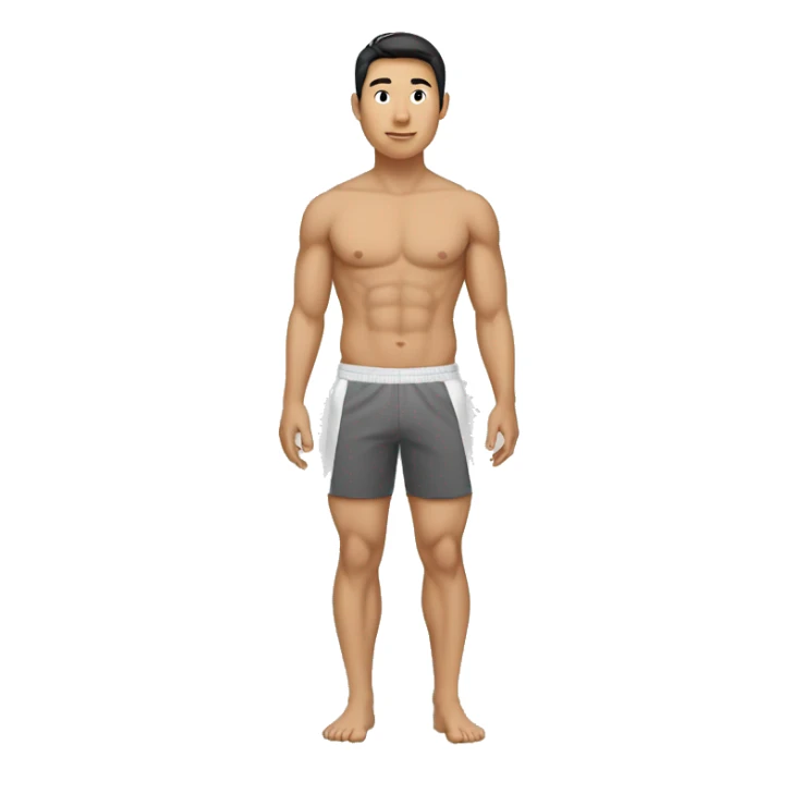 fit-asian-male-body  sticker