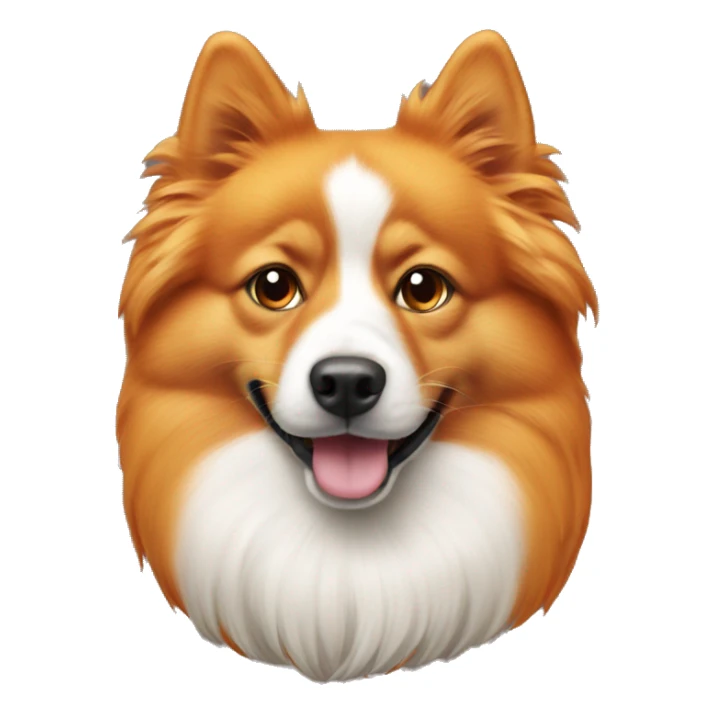 orange spitz emperor of the world sticker