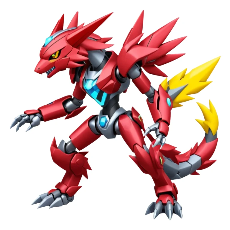 Zeraora-Zoroark-medabot-Mecha full body sticker
