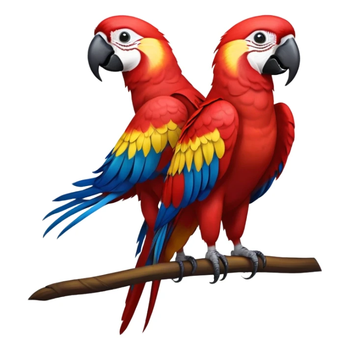 cinematic-macaw-realistic-full-body-standing-emoji,-vibrant-feathers-glowing-with-rich-reds,-blues,-and-yellows,-head-tilted-dramatically,-curved-black-beak-gleaming,-piercing-dark-eyes-exuding-confidence,-simplified-yet-realistic-focused-features,-highly-detailed,-glowing-with-an-almost-sarcastic-glow

 sticker