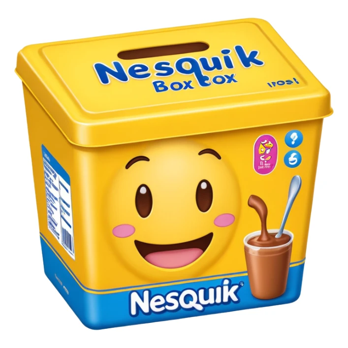 nesqik kasesinde emoji yapabilirmisin sticker