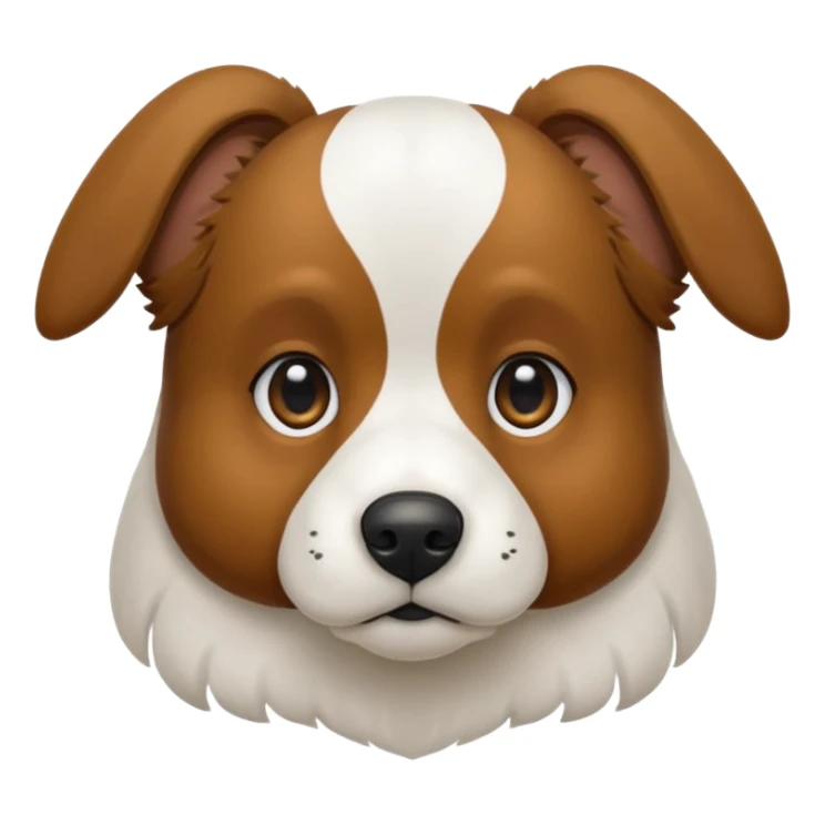 Un chien de chasse, elagneul breton assis  sticker