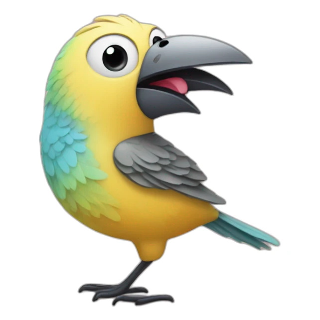 Bird-cocktail-cars sticker