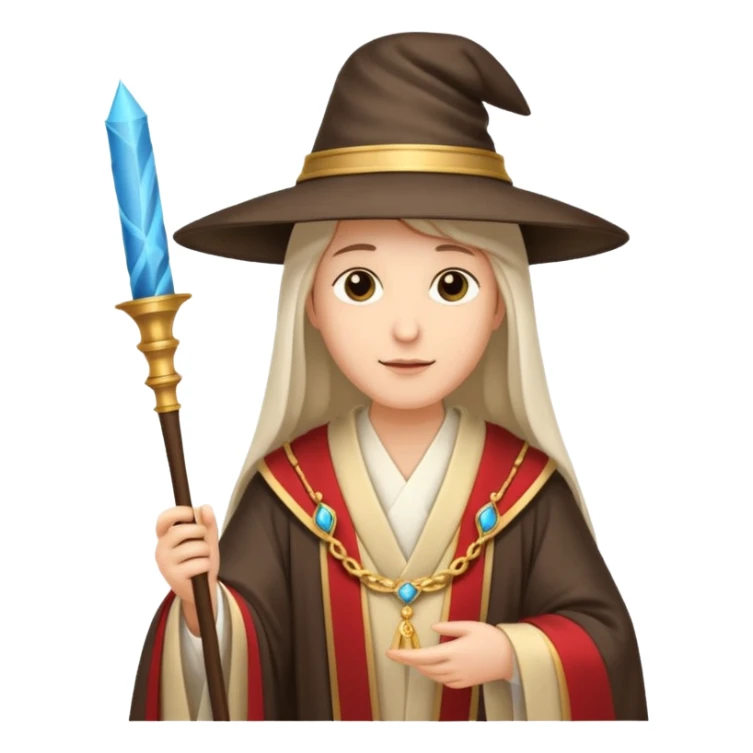 Elegant noble in long robes with tall hat, holding a scroll of orders.
 sticker