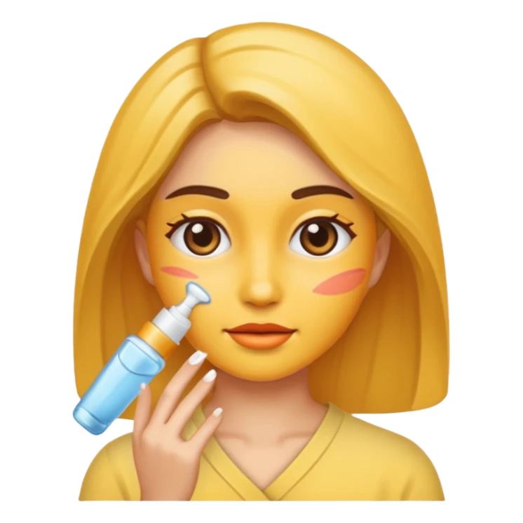 woman skincare sticker