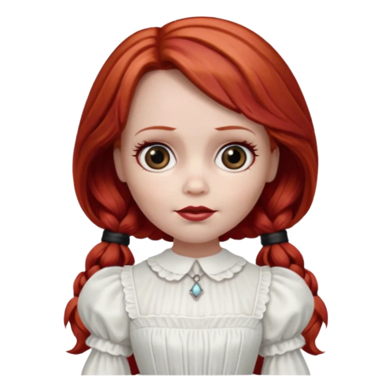 Annabelle doll (red hair) from The Conjuring movie sticker
