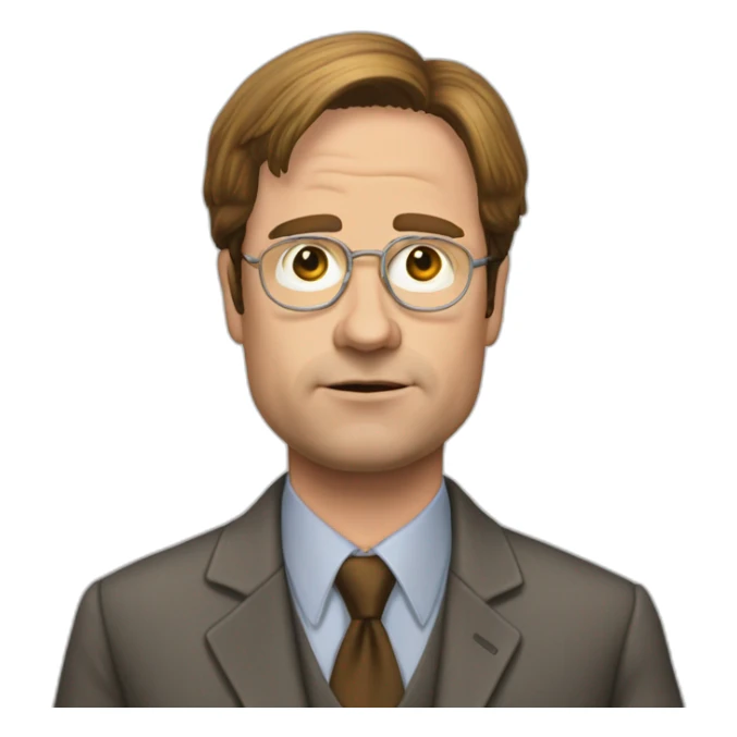 Dwight Kurt Schrute from The Office US sticker