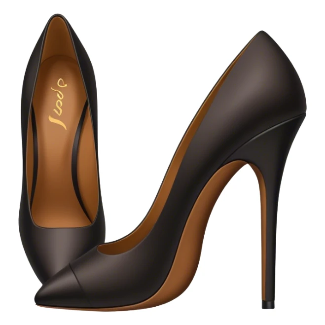 1990’s posh spice black stilettos sticker